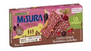 Misura Fibrextra Crackers Integrali Barbabietola e Carota Nera 385g