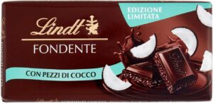 Lindt Tavoletta Fondente con pezzi di cocco 100g