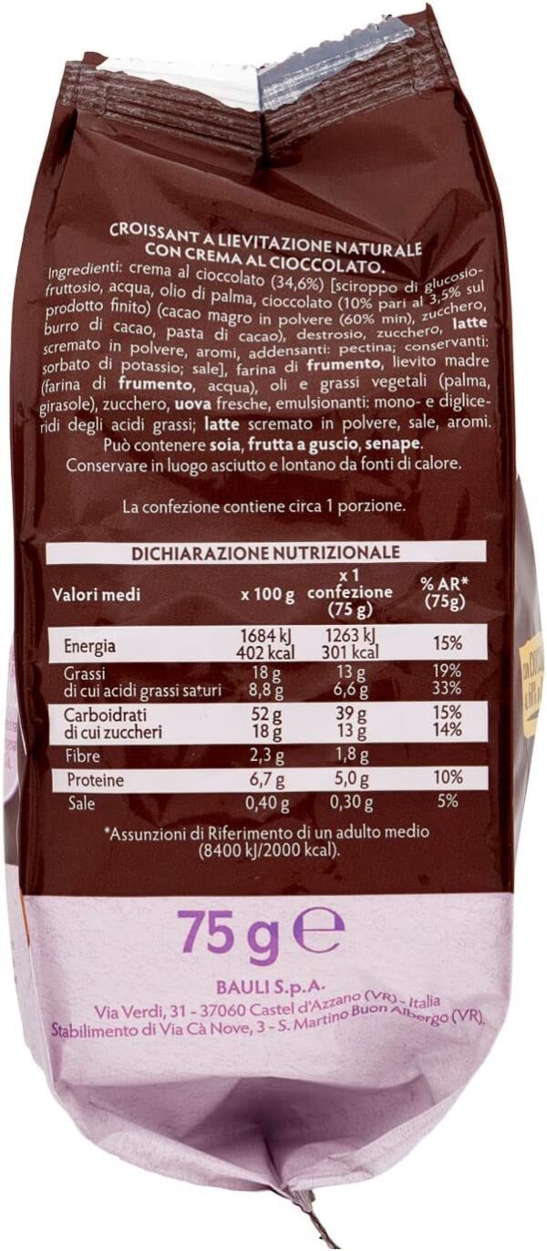 Bauli Mini Croissant Cioccolato 75g