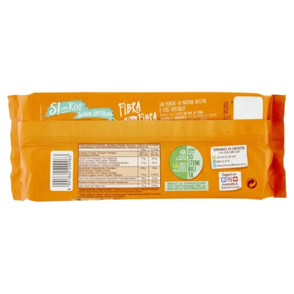 Scotti Si con Riso Crackers Integrali 250g retro