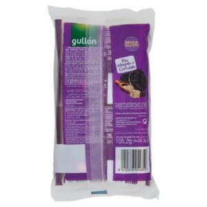 Gullon Gallette Riso Integrale e Cioccolato Fondente 105g retro