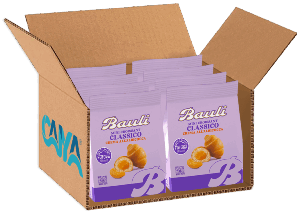 Bauli Mini Croissant Albicocca 75g box
