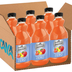 San Benedetto Succoso Zero Fragola Mela e Limone 900ml box