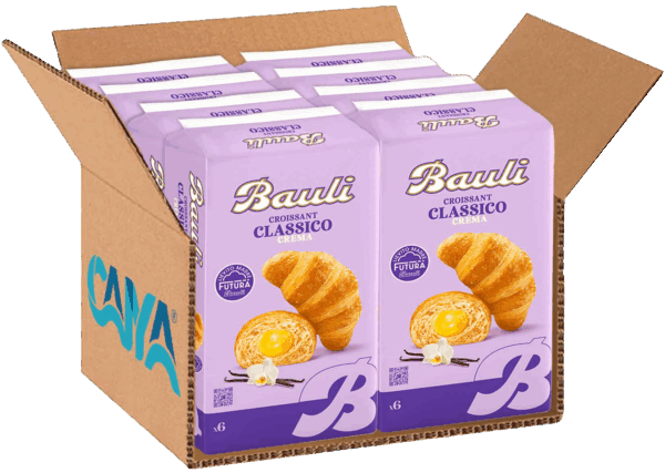 Bauli Croissant con Crema alla Vaniglia 250g box