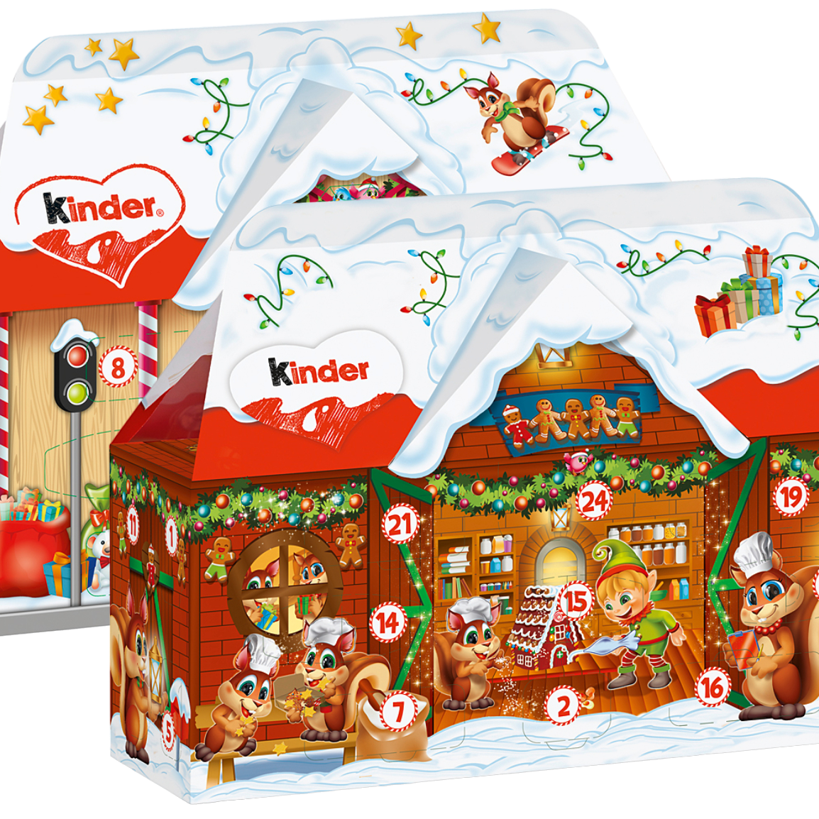 Kinder Calendario Avvento Stella 149g - 24 Sorprese Per Bambini