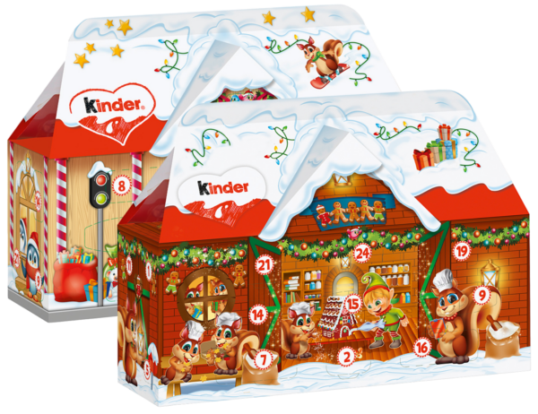 Kinder Calendario dell'Avvento Casetta 3D 234g