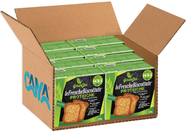 GrissinBon Fette Biscottate Proteiche 250g box