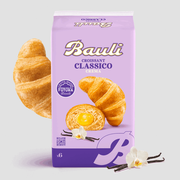 Bauli Croissant con Crema alla Vaniglia 250g