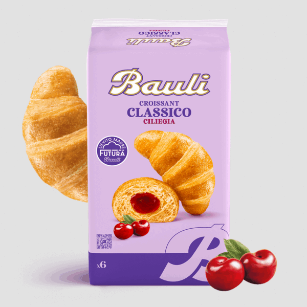 Bauli Croissant con Crema alla Ciliegia 250g