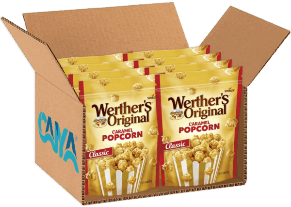 Werther's Original Classic PopCorn al Caramello 140g box