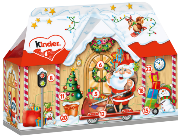 Kinder Calendario dell'Avvento Casetta 3D 234g