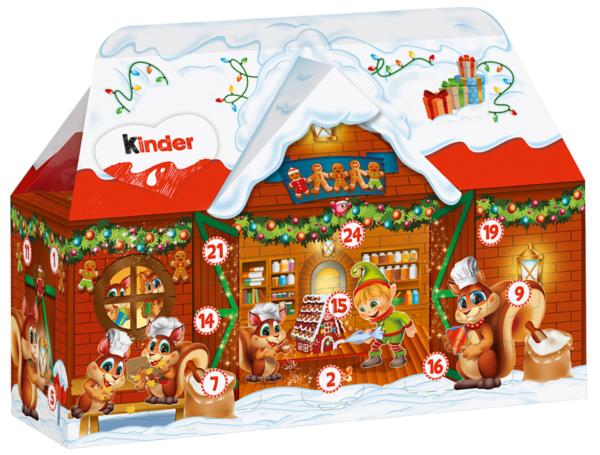 Kinder Calendario dell'Avvento Casetta 3D 234g