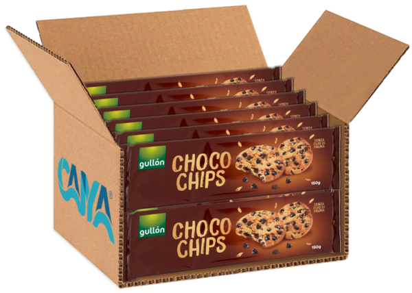 Gullon Choco Chips Cookies Gocce di Cioccolato 150g box
