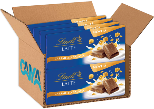 Lindt Tavoletta Caramello Salato 100g box