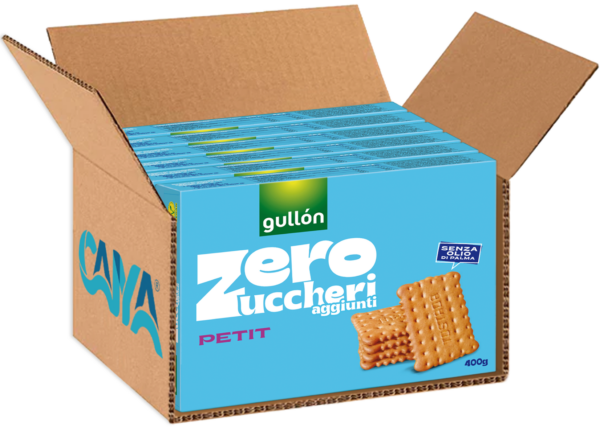 Gullon Petit Tostada Zero Zuccheri 400g box