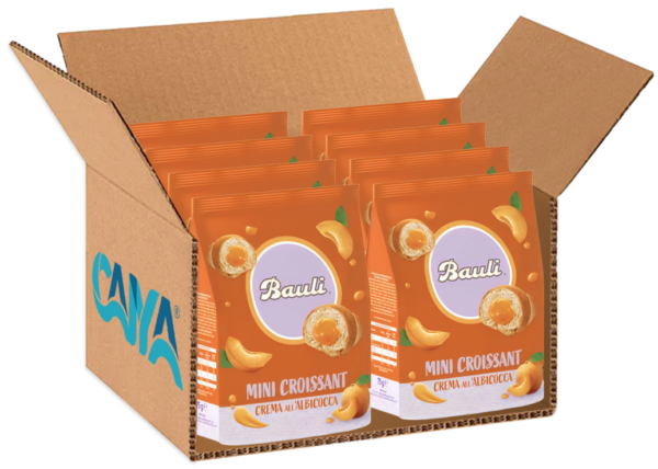 Bauli Mini Croissant Albicocca 75g box