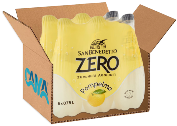 San Benedetto Pompelmo Zero 750ml box