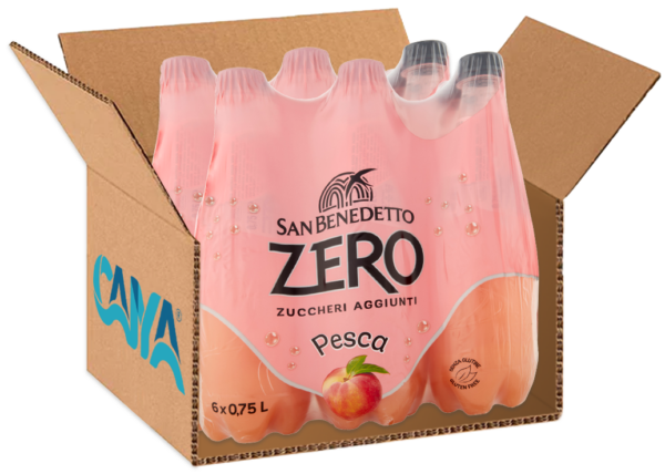 San Benedetto Zero Pesca 750ml box