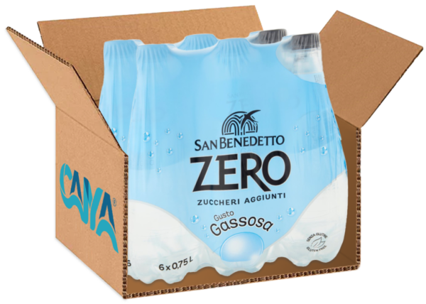 San Benedetto Zero Gassosa 750ml box