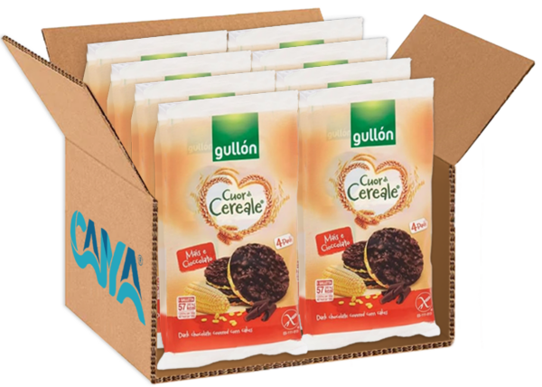 Gullon Gallette Mais e Cioccolato Fondente 100g box