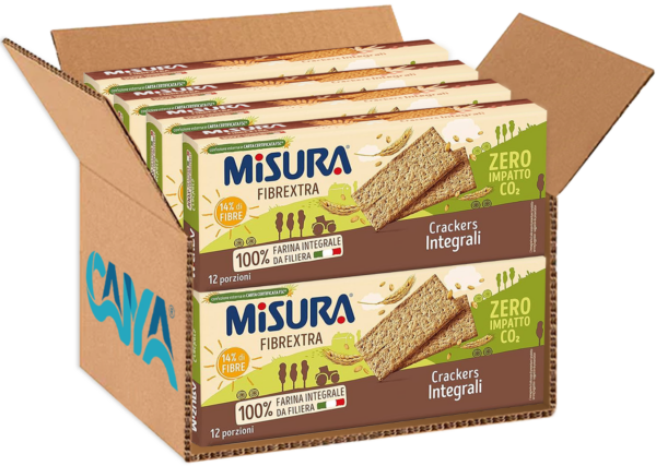 Misura Fibrextra Crackers Integrali 385g box