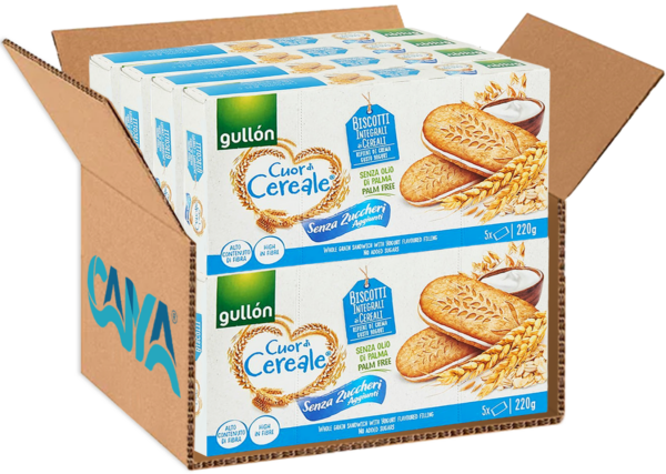 Gullon Cuor di Cereale Yogurt Senza Zuccheri Aggiunti 220g box
