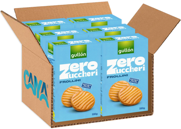 Gullon Frollini Zero Zuccheri 330g box