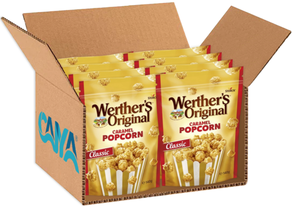 Werther's Original Classic Pop Corn al Caramello 140g box