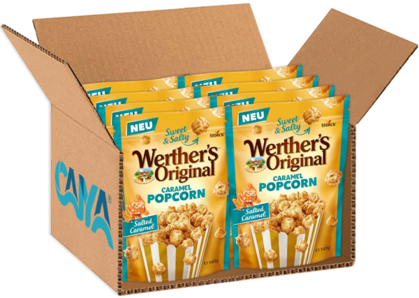 Werther's Original Classic Pop Corn al Caramello 140g box