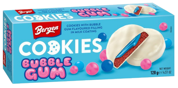 Bergen Biscotti gusto Bubble Gum 128g