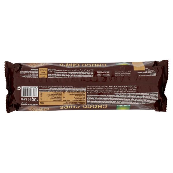 Gullon Choco Chips Cookies Gocce di Cioccolato 150g retro