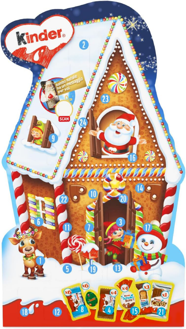 Kinder Calendario dell'Avvento Choco Biscuits 198g