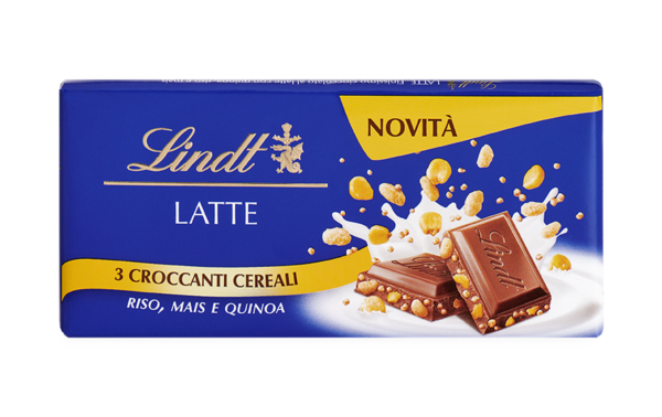 Lindt Tavoletta 3 croccanti cereali 100g