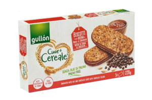 Gullon Cuor di Cereale Ripieno e Gocce di Cioccolato 220g