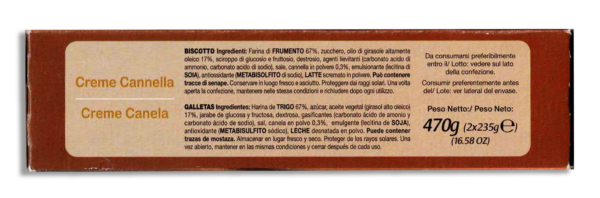 Gullòn Creme Cannella 470g ingredienti