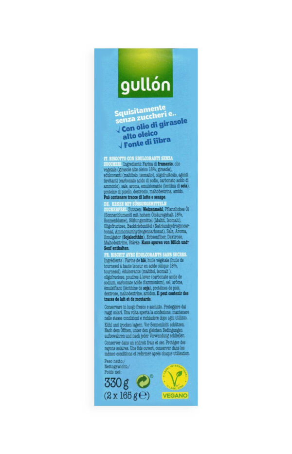 Gullon Frollini Zero Zuccheri 330g