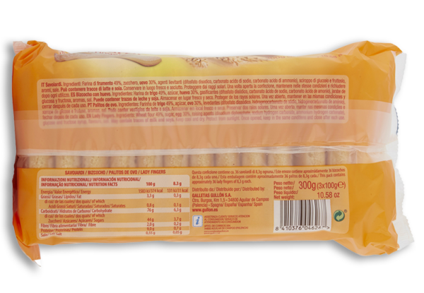 Gullon Savoiardi 300g retro