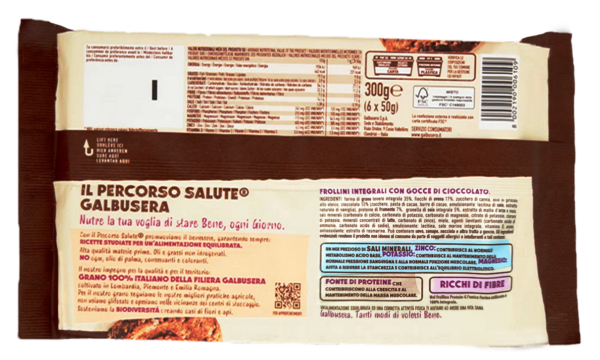 Galbusera ProteinG Biscotti 300g retro