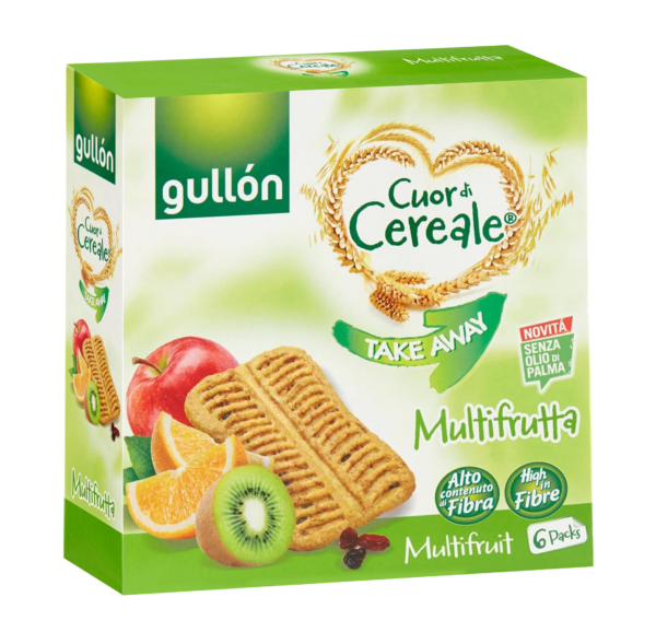 Gullon Cuor di Cereale Take Away Multifrutta 144g