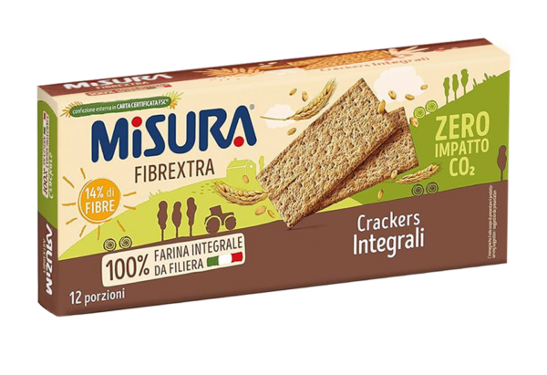 Misura Fibrextra Crackers Integrali 385g