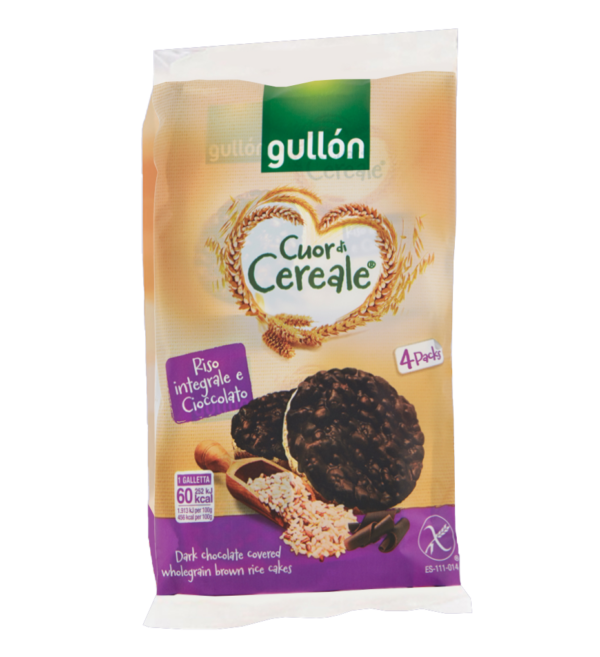Gullon Gallette Riso Integrale e Cioccolato Fondente 105g