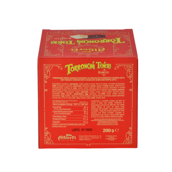 Strega Torroncini Teneri Assortiti 200g retro
