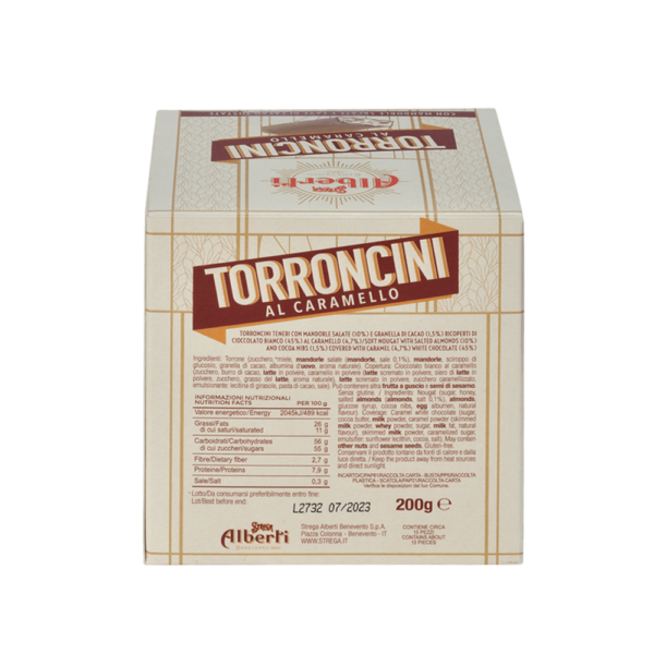 Strega Torroncini al Caramello 200g box