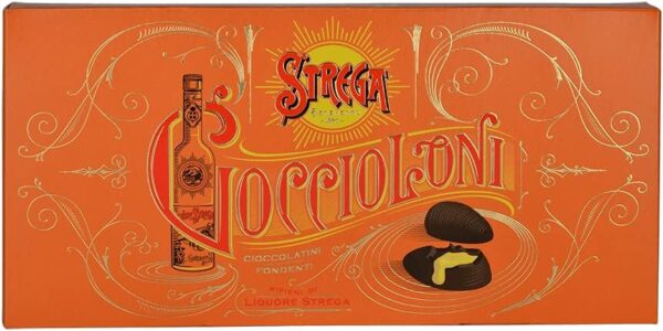 Strega Goccioloni al Cioccolato Fondente Ripieni di Liquore 100g