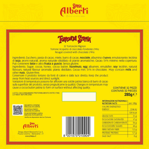 Strega Torroncini Mignon 285g retro