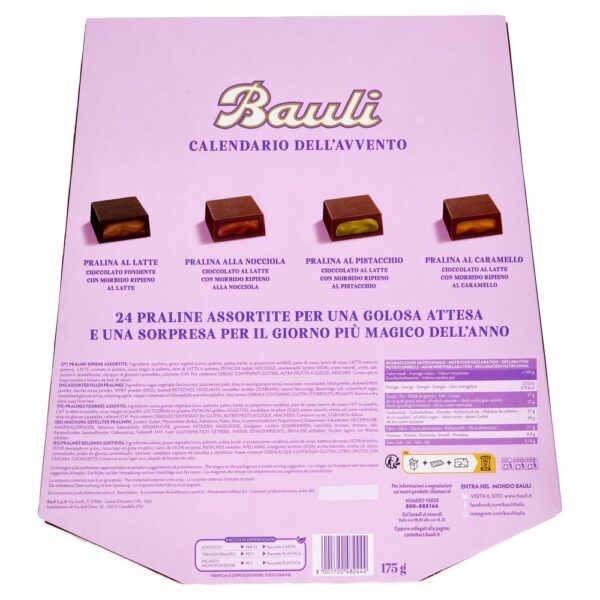 Bauli Calendario Avvento Grandi Firme LEI 175g retro