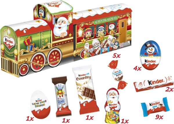 Kinder Calendario dell'Avvento Trenino 226g