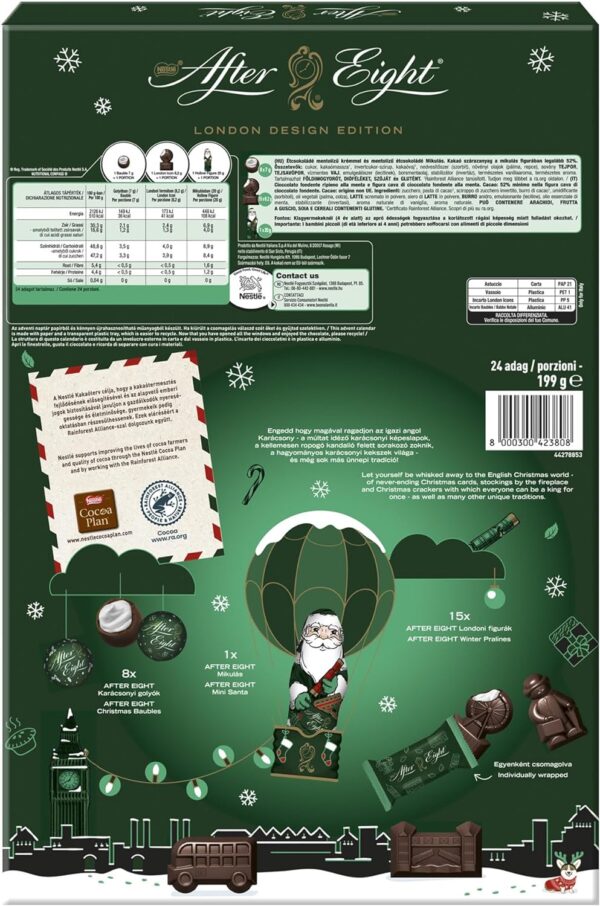 After Eight Calendario dell'Avvento 199g retro