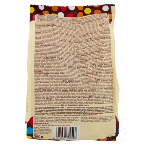 Mr. Brownie Galactic con Confetti al Cioccolato 200g ingredienti