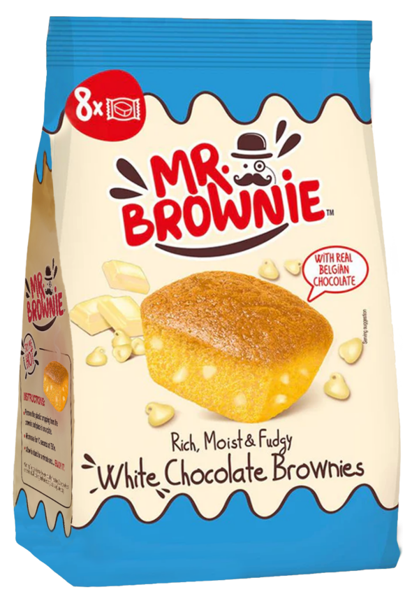 Mr. Brownie White Chocolate al Cioccolato Bianco 200g